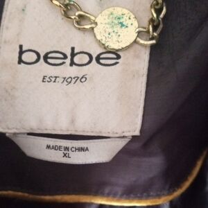 Bebe Gold Chain Detail Garment